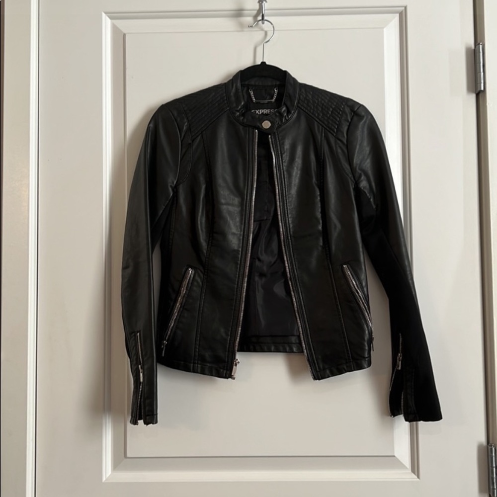 Express leather jacket